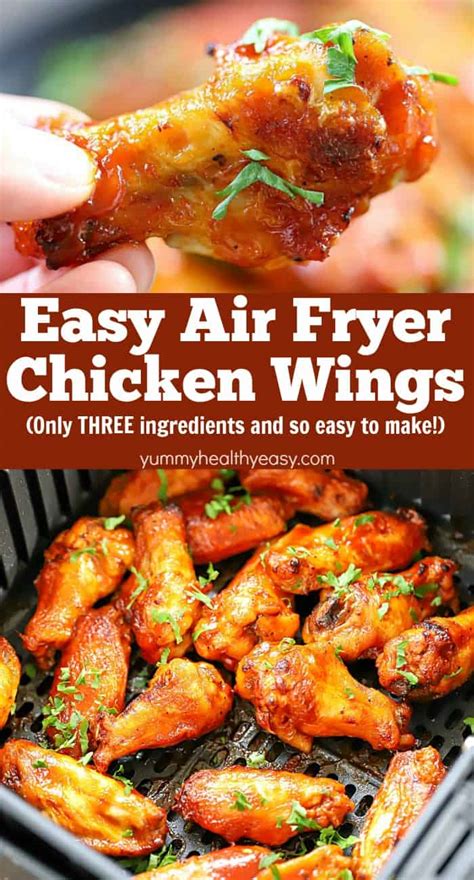 Air Fryer Chicken Wings Recipe Yummy Healthy Easy