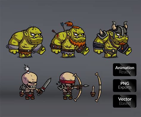 Monster Rpg Bundle Royalty Free Game Art