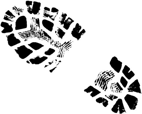 Shoe Footprint Illustration Clip Art Library
