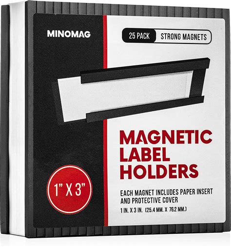 Minomag Magnetic Label Holders Full Set Of Slot Loading Data Card