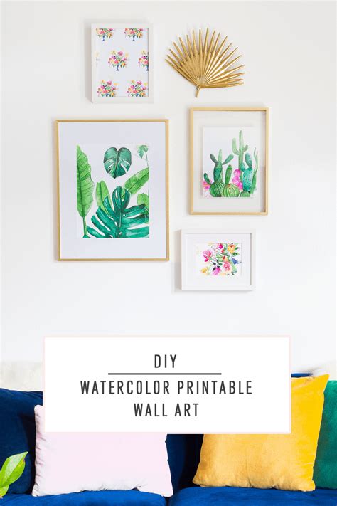 Free Printable Watercolor Wall Art Printable Templates