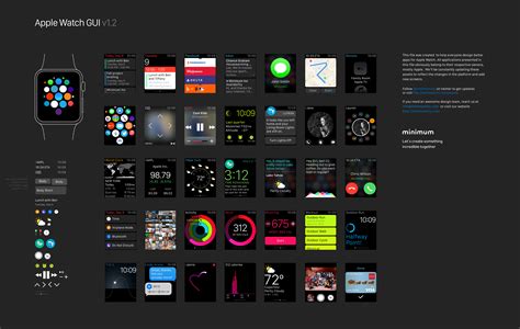 Apple Watch UI Kit Sketch Resource for Sketch Image Zoom Attachment - Sketch App Sources
