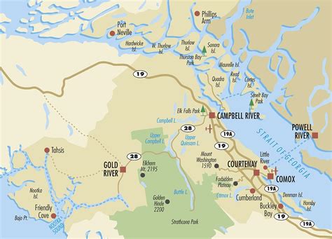 Vancouver Island Poster Map