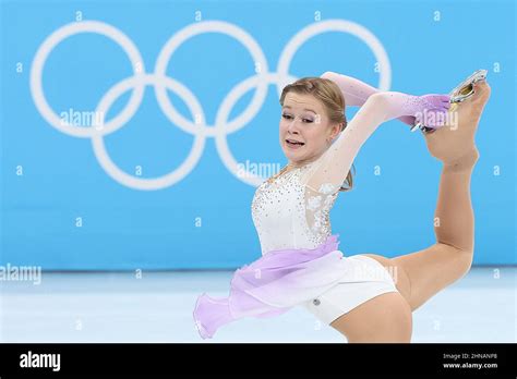 Beijing China Th Feb Ekaterina Kurakova Of Poland Performs During The Figure Skating