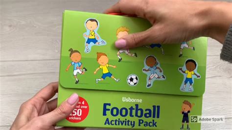 Football Activity Pack Usborne Youtube