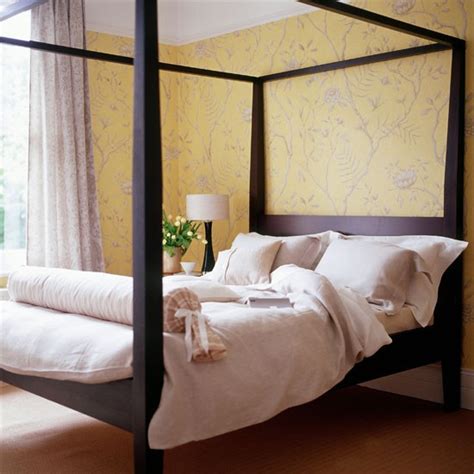 Instantly uplifting, our yellow wallpaper provides the ideal backdrop for your interior design scheme. Add contrast | Bedroom wallpaper - 10 decorating ideas ...