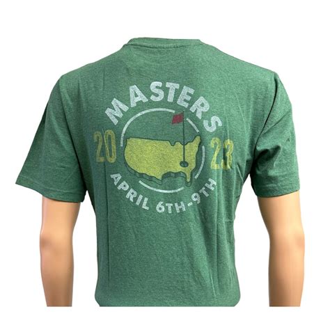 2023 Masters Heather Green Logo T Shirt