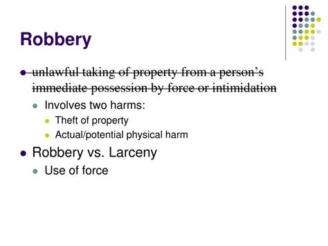 Ppt Crimes Against Property Powerpoint Presentation Free Download