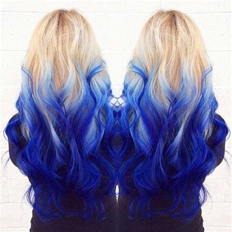 Royal Blue Hair Dye💙💙 Ombre Hair Color Hair Color Dark Blonde Color