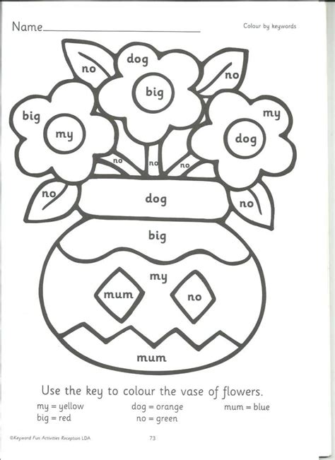 Matchless Phonics Coloring Worksheets Recycling Kindergarten