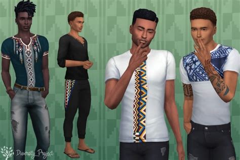 Black History Month Clothing Set At Sims 4 Diversity Project Sims 4