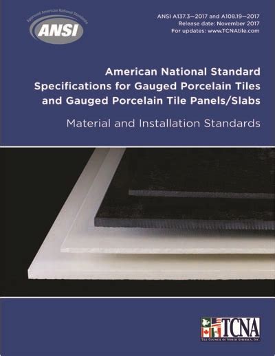 Ansi A1373a108192017 American National Standard Specifications