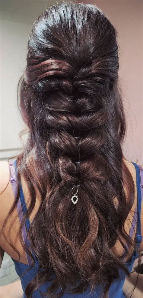 35 Best Prom Hairstyles For 2022 Chunky Pull Through Braid Half Up I