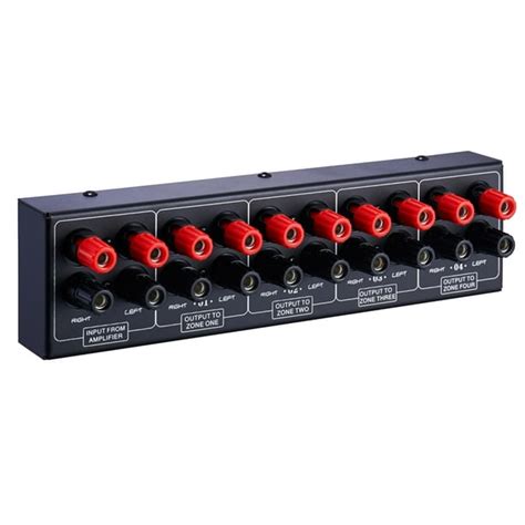 Distributor 1 In 4 Out Speaker Distribution Panel 4 Zone Audio
