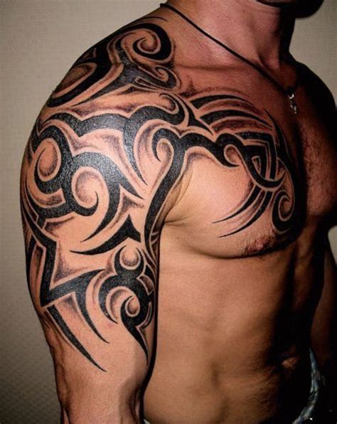 Tribal Chest Tattoos Half Sleeve Tribal Tattoos Tribal Tattoos For