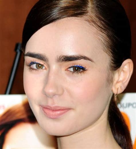 Lily Collins Plastic Surgery Before And After Eyebrow Photos