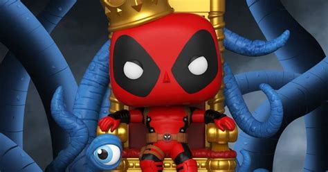 Funkos King Deadpool On Monster Throne Px Exclusive Pop Figure Is Here