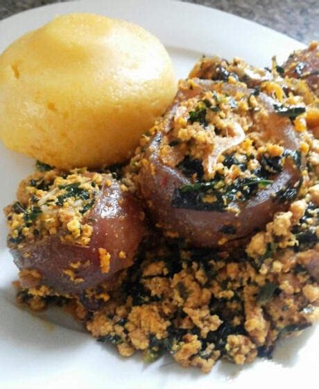 Any combination of crab, shrimp and smoked fish can be used in place of. VEGETABLE EGUSI SOUP ALL NIGERIAN RECIPES - Nigerian Women ...