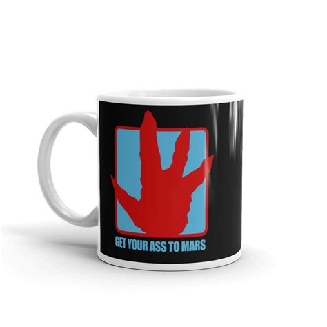Total Recall Get Your Ass To Mars Movie Quote Mug Etsy