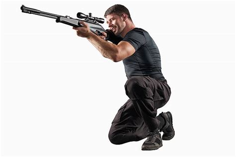 Man Pointing Gun Stock Photos Pictures And Royalty Free Images Istock