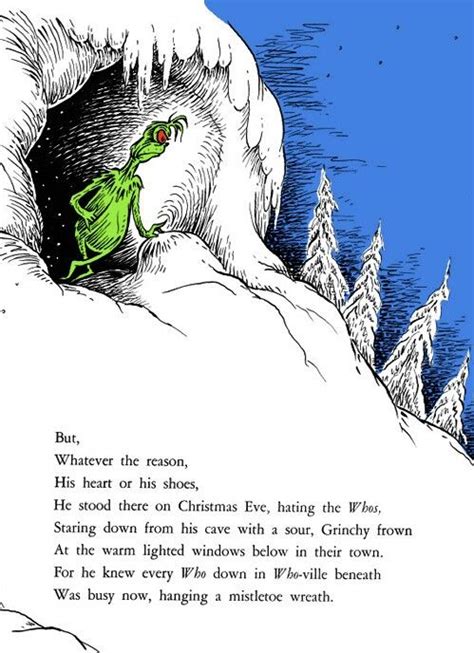 Get a taste of dr seuss quotes and begin to see how this american writer and cartoonist endeared himself to both children and adults. How the grinch stole christmas ♥ | Grinch who stole ...