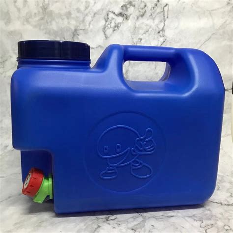 25 Gallon Slim Portable Water Container And Jug Color Blue