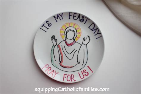 Feast Day Plate Equipping Catholic Families