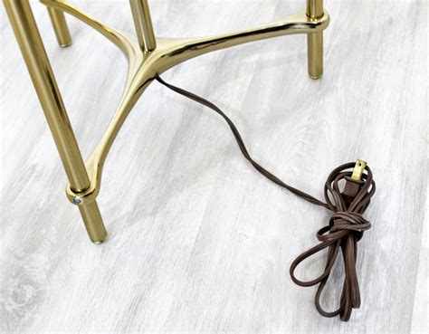 See more ideas about tripod lighting, lamp, tripod. Mid-Century Modern Laurel Brass Glass Tripod Floor Lamp ...