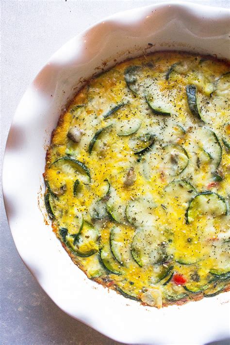 This Crustless Vegetable Quiche Is Perfect For Breakfast Or Brunch It