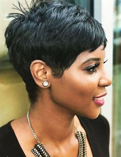 49 Gorgeous Short Pixie Hairstyles Ideas For Black Women With Images