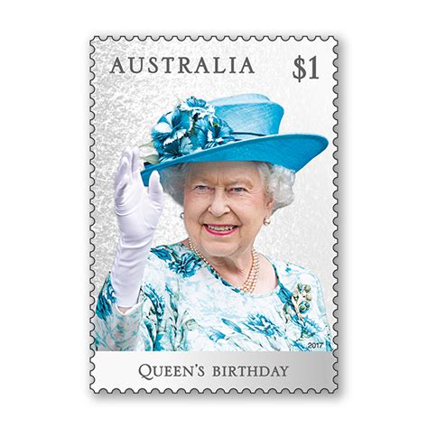 The queen's official birthday has been marked with a scaled back celebration for a second year due to covid. Queen's Birthday 2017 - Australia Post