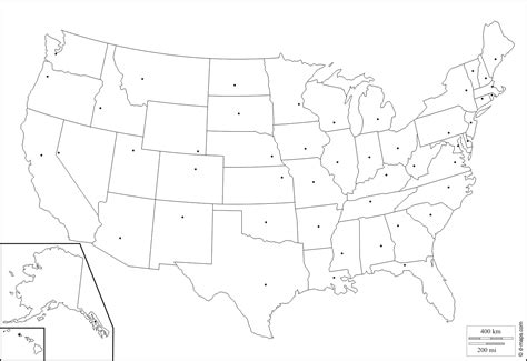 Empty Us Map Clipart Best Printable Blank Map Of The United States In