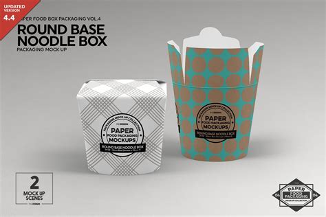 Download Round Base Noodle Box Mockup | Creative Branding Mockups ...