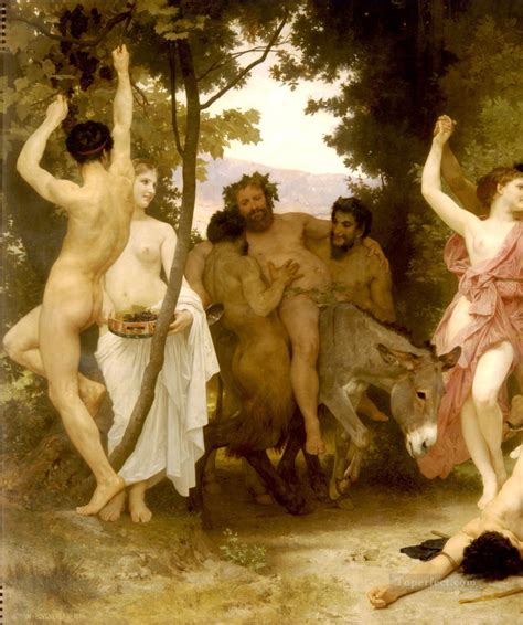 La Jeunesse De Bacchus Left Dt William Adolphe Bouguereau Nude Painting