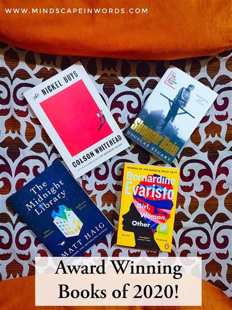 Award Winning Books Of 2020 · Mindscape In Words