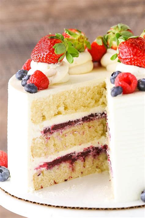 Berry Mascarpone Layer Cake Life Love And Sugar