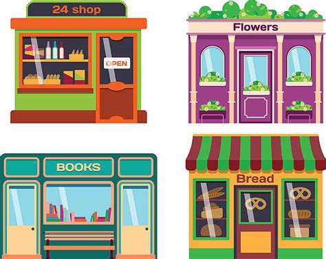 Convenience Store Clip Art Vector Images And Illustrations Istock