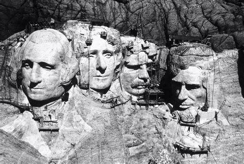 Construction Of Mount Rushmore Mount Rushmore Mont Rushmore History