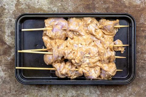 Authentic Shish Tawook Middle Eastern Chicken Skewers L The