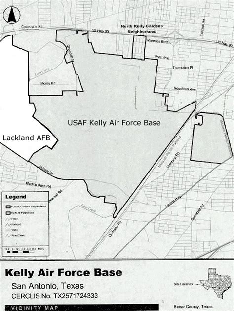 Kelly Air Force Base Map