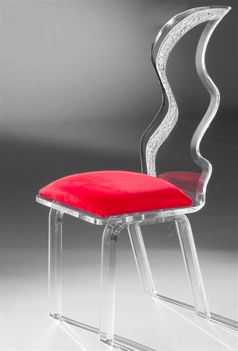 Buy Muniz Glacier Clear Acrylic Modern Dining Chair Free Shipping