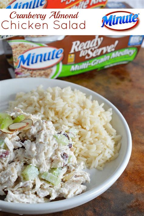 Give this salad the thumbs up for taste, ease of preparation, quick to make and few ingredients to buy. Cranberry Almond Chicken Salad Recipe - WonkyWonderful