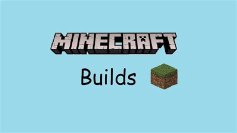 My Minecraft Builds Youtube