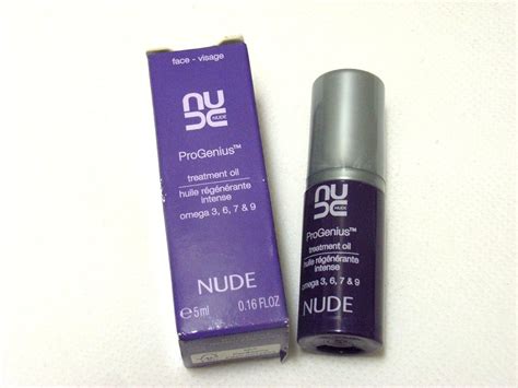 Amazon Com Nude Skincare Progenius Facial Treatment Oil 5 Ml Beauty
