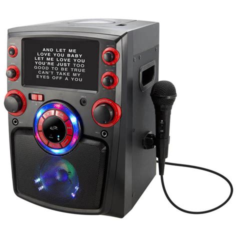 Ilive Ijmb587b Bluetooth Karaoke Party Machine W 7in Display