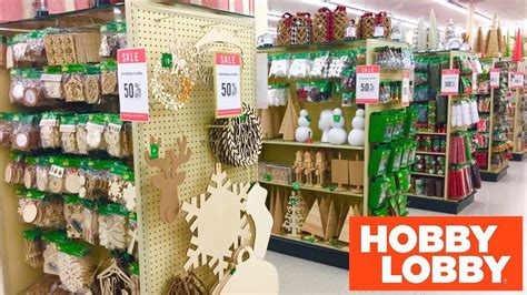 Hobby Lobby Christmas Crafts Christmas Decorations Ornaments Shop With Me Shopping Store