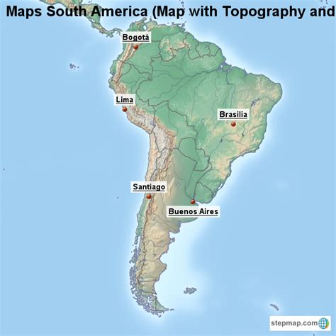 Map Of Rivers In South America World Map