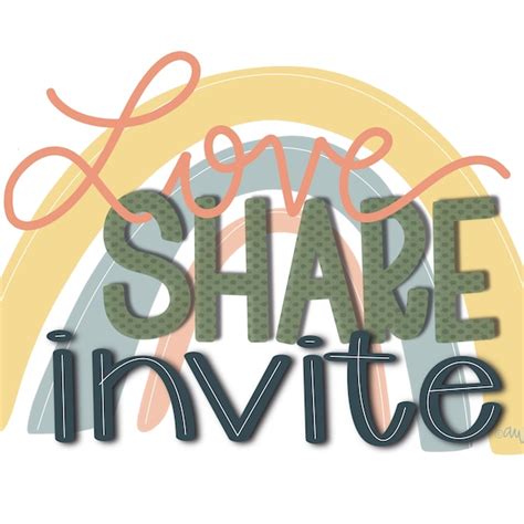 Buy Love Share Invite Handout Online In India Etsy India