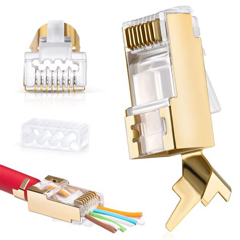 Buy Everest Media Solutions Rj45 Cat7 And Cat6a Pass Through Connectors