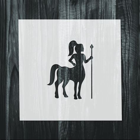 Centaur Stencil Etsy